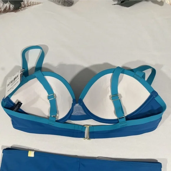 NEW‎ 2PC Summersalt [ 4 ] The Fused Delta Bikini Top + High Waist Bottoms - Picture 9 of 12